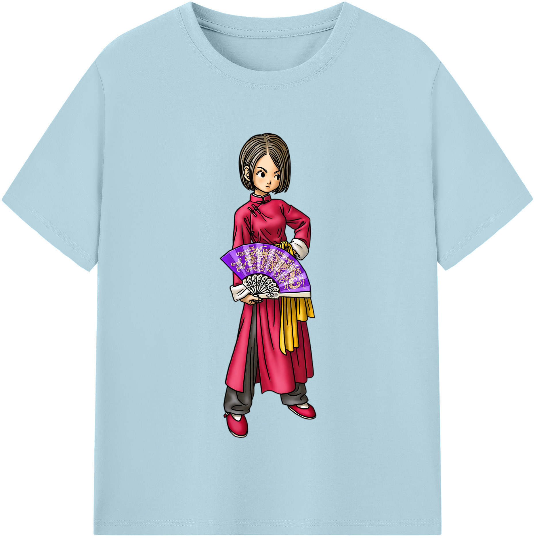 （画像用） ドラゴンクエスト Doragon Kuesuto Dragon Quest 綿100％半袖Tシャツ（フロントプリント）